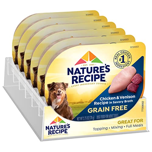 Nature’s Recipe etiqueta sin granos para una dieta limpia.