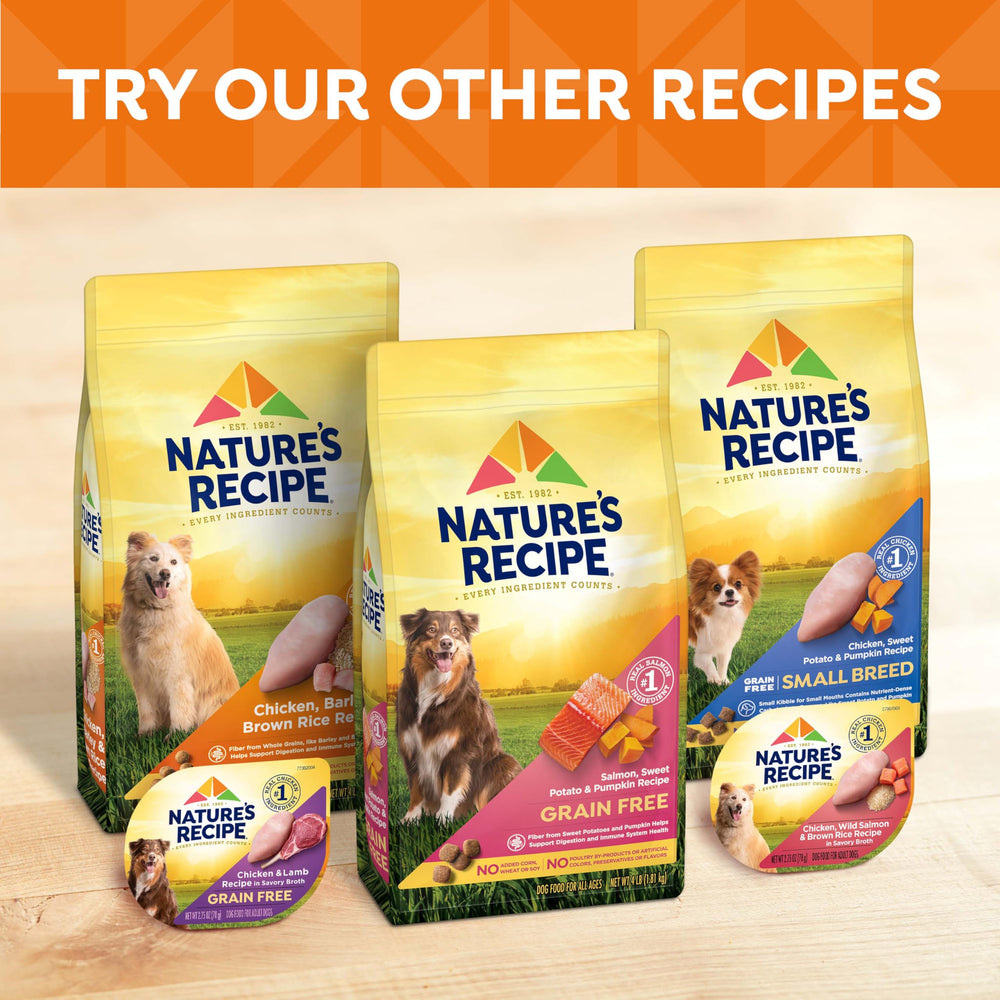 Nature's Recipe sin maíz, trigo ni soya para dieta limpia