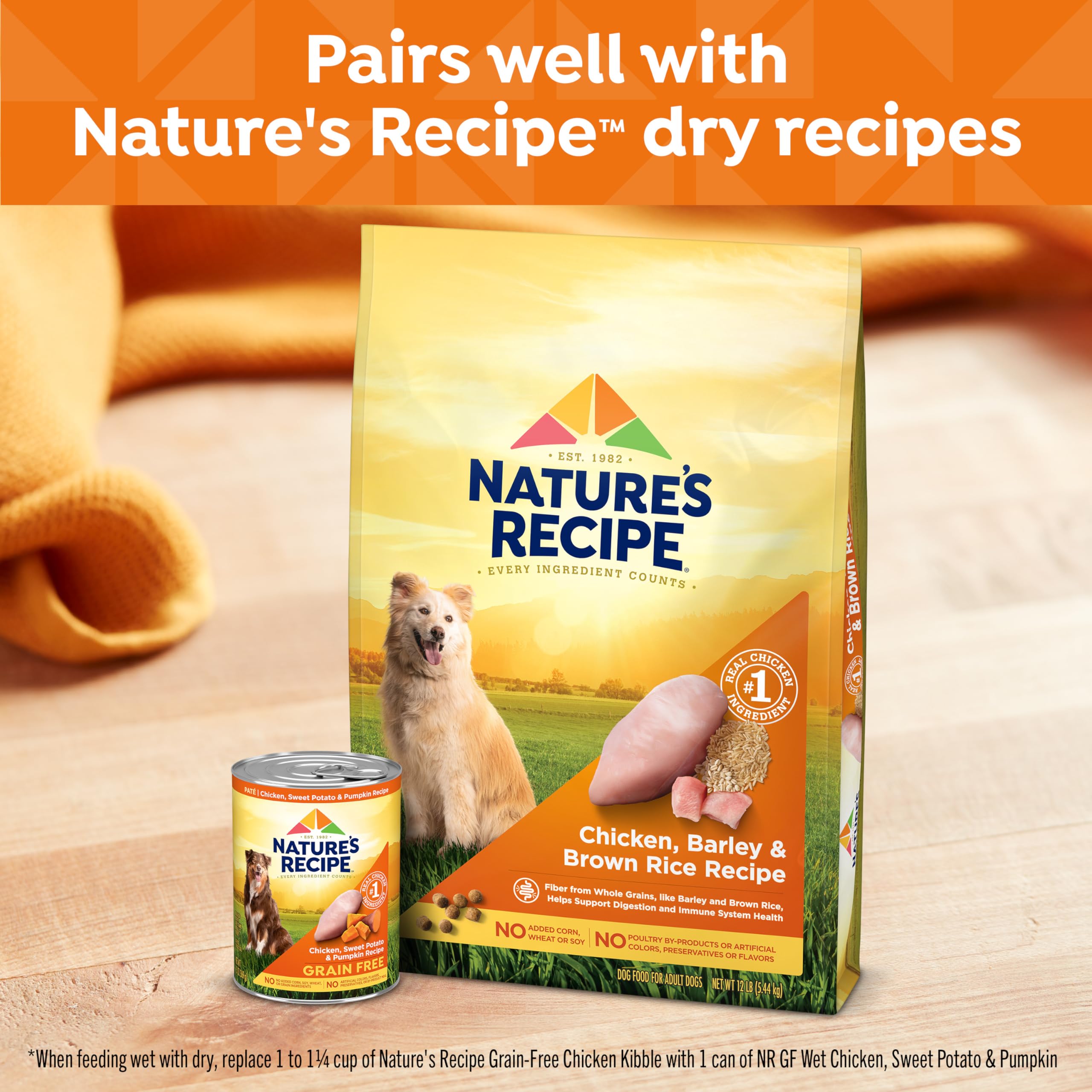 Nature’s Recipe: sin conservantes artificiales para una dieta más limpia.