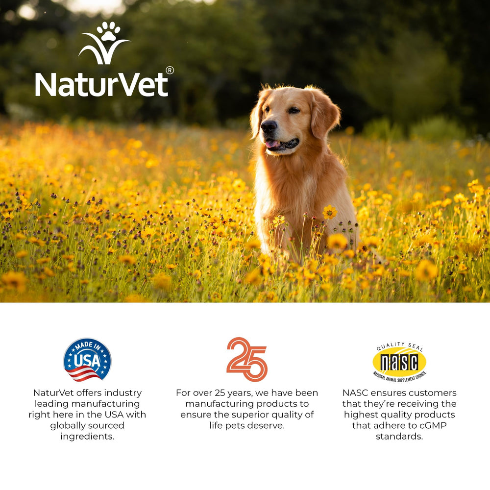 NaturVet Aller-911 formulado por veterinarios, cuidado complementario para mascotas