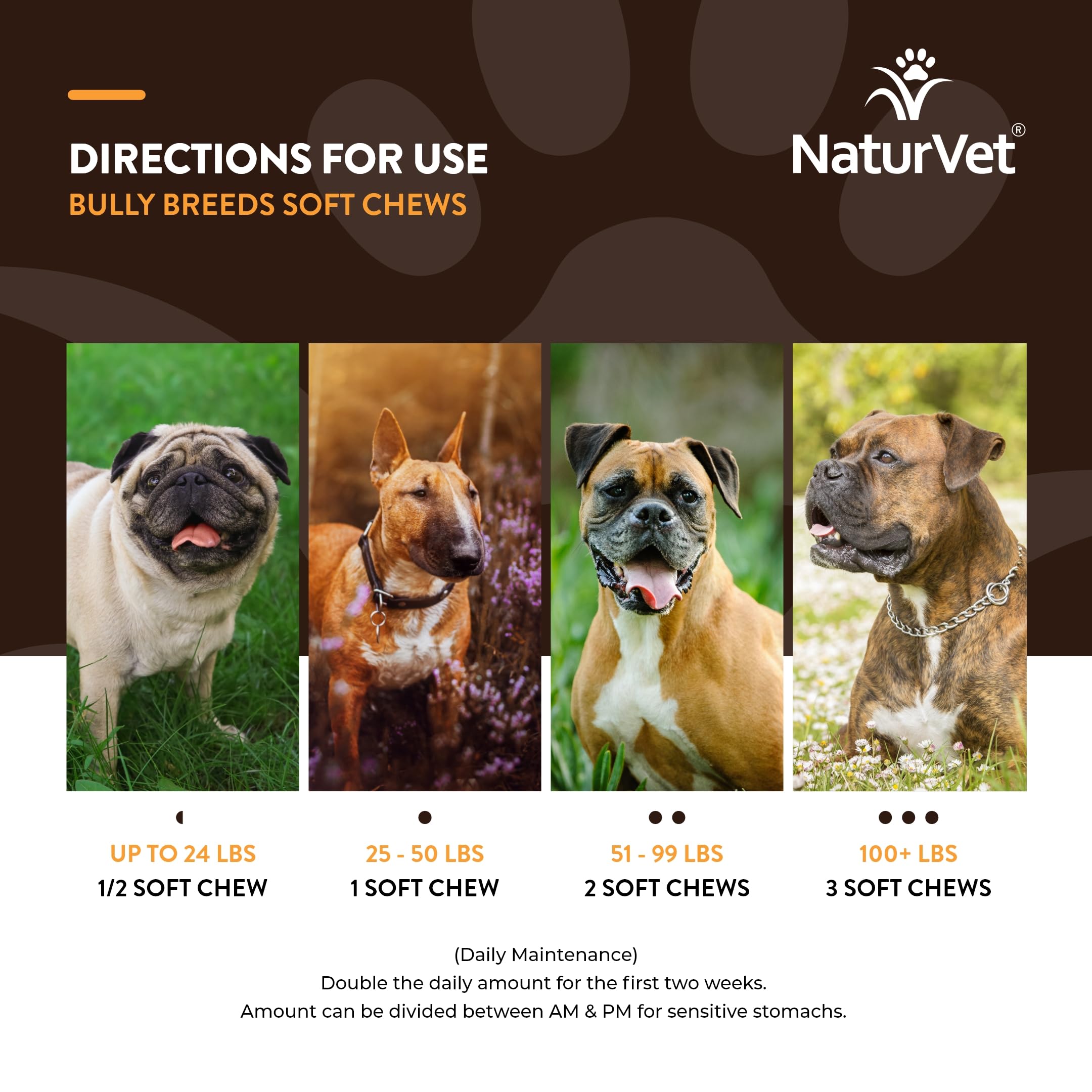 NaturVet Bulldog, cuidado de piel, gracias a omega-3 y colágeno.