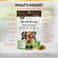 NaturVet Doodle Breeds digestión equilibrada en perros activos