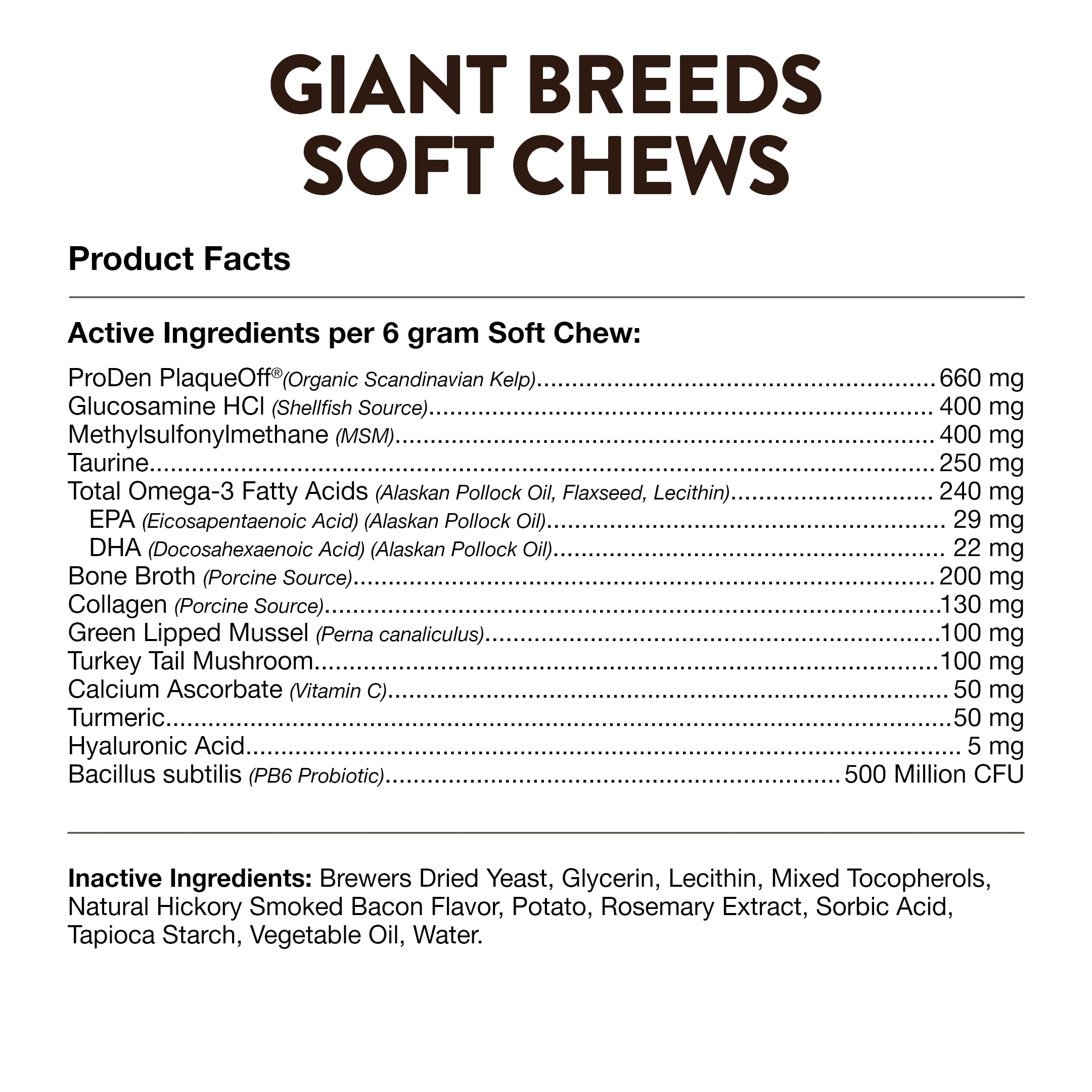 NaturVet para razas gigantes, caldo de hueso y nutrientes esenciales
