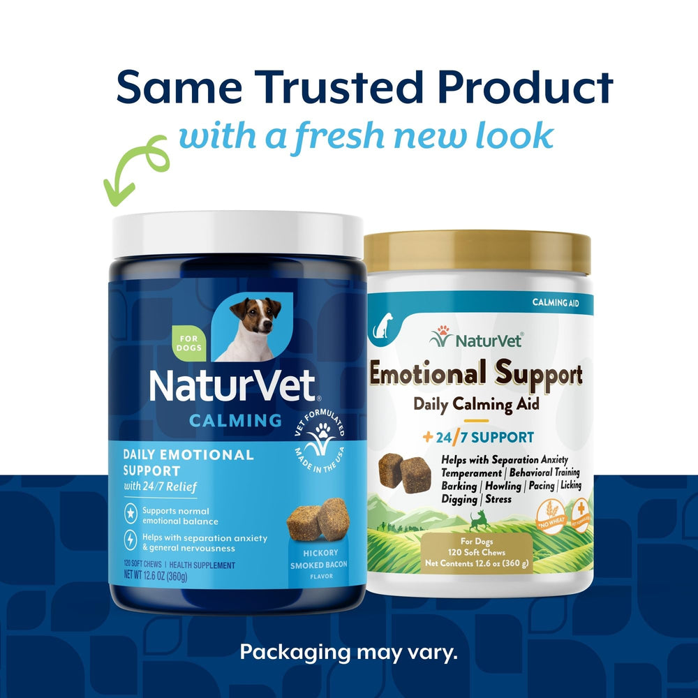 NaturVet Gomas Suaves Calma Diaria para Perro, sabor agradable y fácil de administrar.