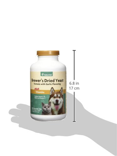 NaturVet levadura cervecera tabletas, perros y gatos, apoyan la movilidad articular