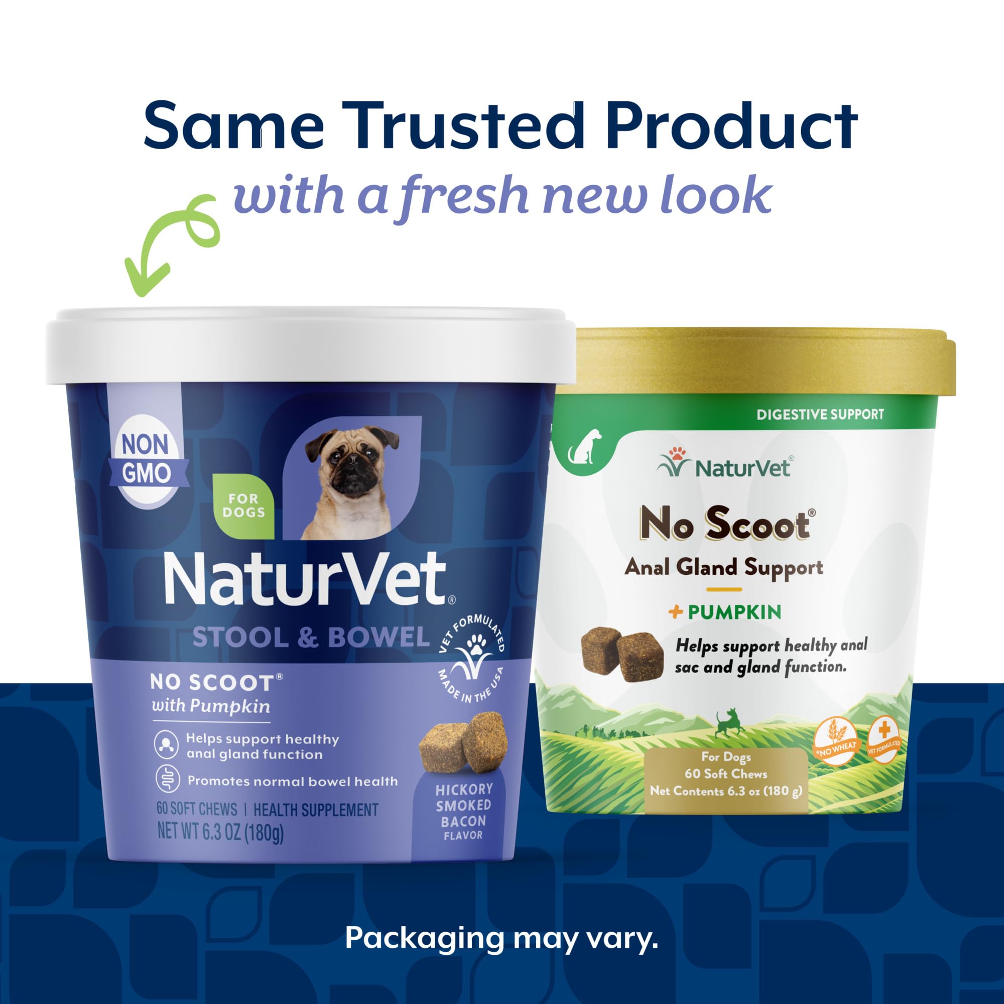 NaturVet No Scoot beet pulp and psyllium chews for fiber intake.