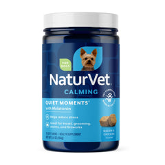 Gomitas suaves de NaturVet en frasco para perros para tranquilidad diaria