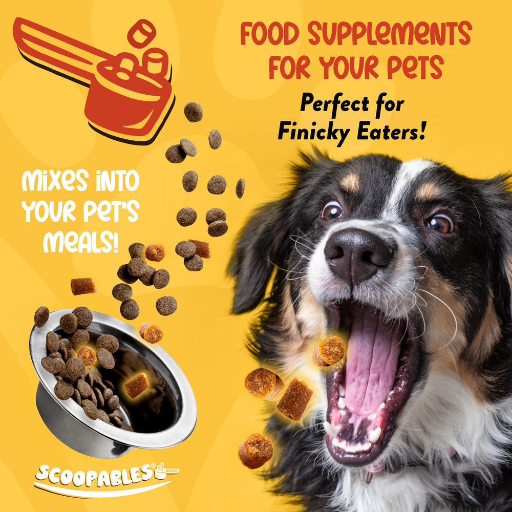 Cucharita medidora de NaturVet Scoopables para dosis fáciles y consistentes.