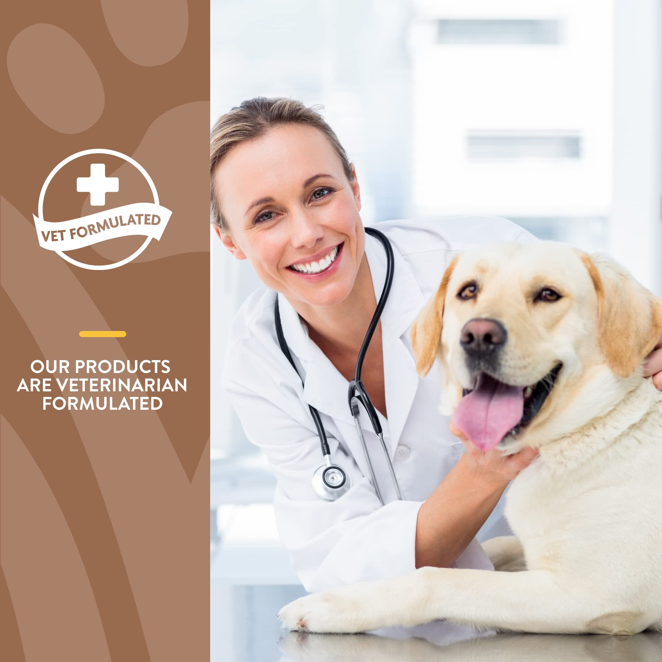 Producto hecho en Estados Unidos con ingredientes globales de NaturVet Scoopables.