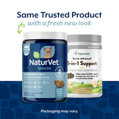 NaturVet Senior Advanced: pastillas masticables con sabor agradable para perros