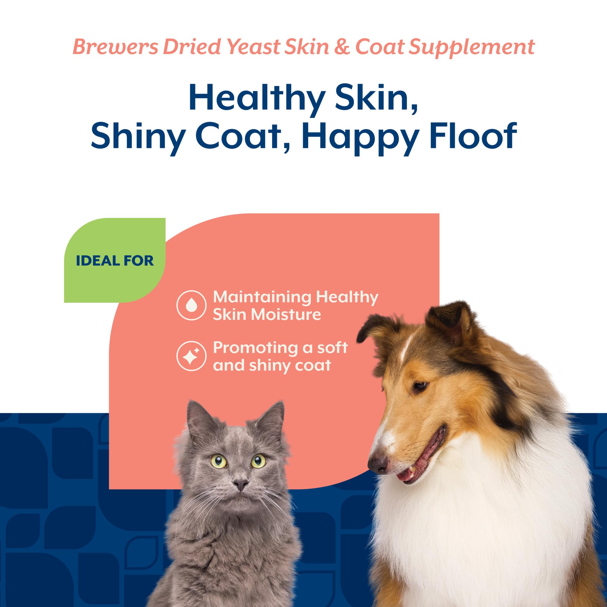 NaturVet tabletas masticables en caja, fácil de usar diariamente.