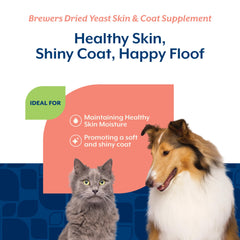 NaturVet tabletas masticables en caja, fácil de usar diariamente.