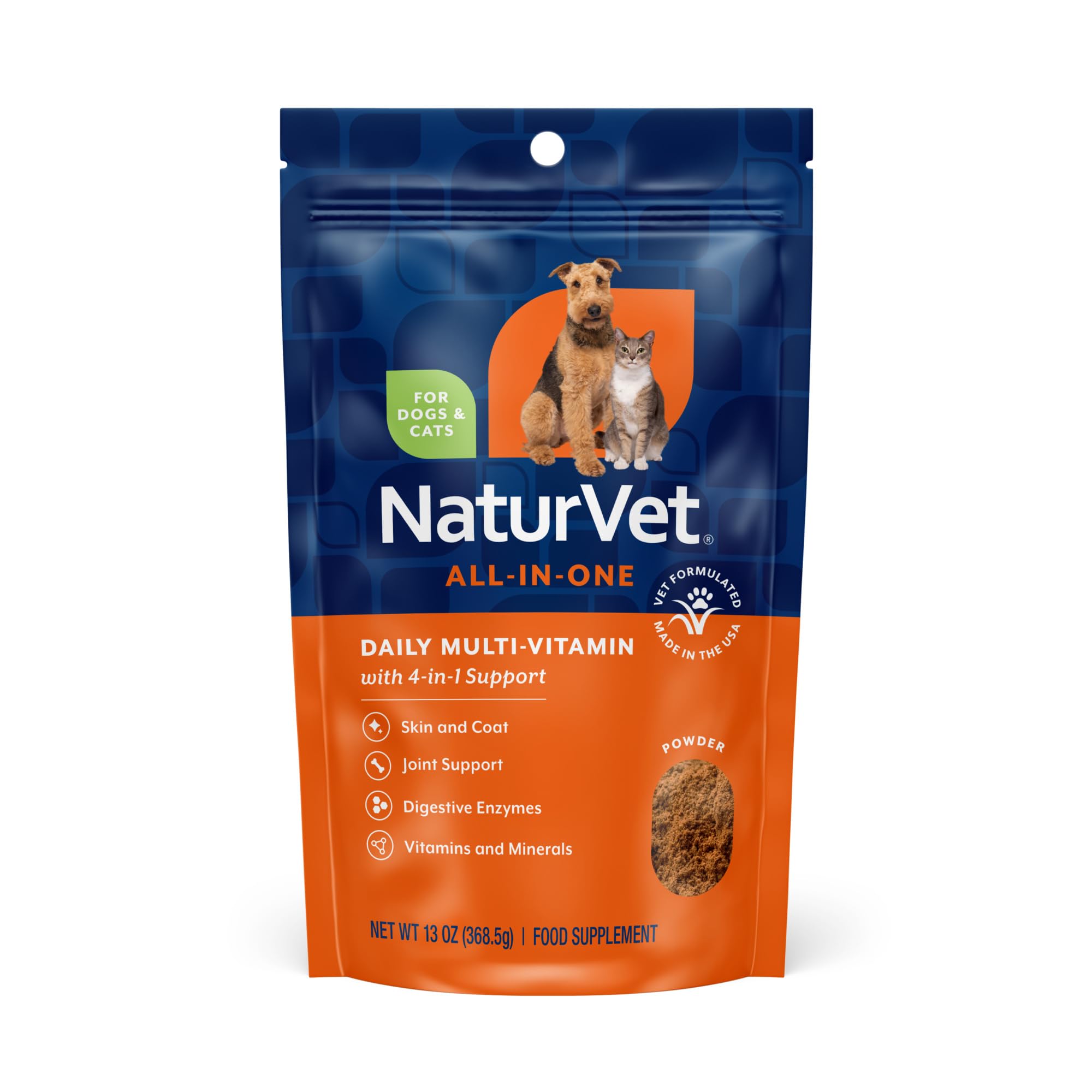NaturVet Todo-en-uno para perros: soporte de articulaciones para movilidad diaria.