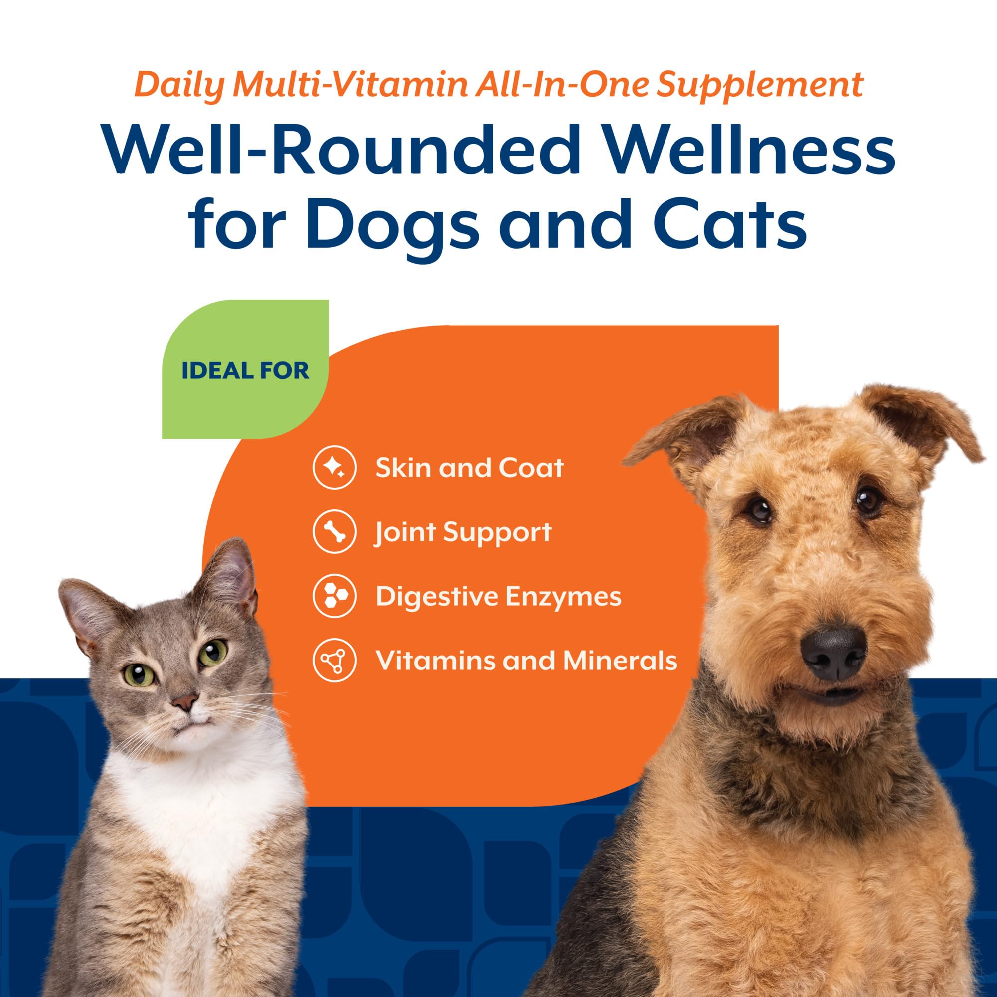 NaturVet Todo-en-uno para perros: vitaminas y minerales para salud general.