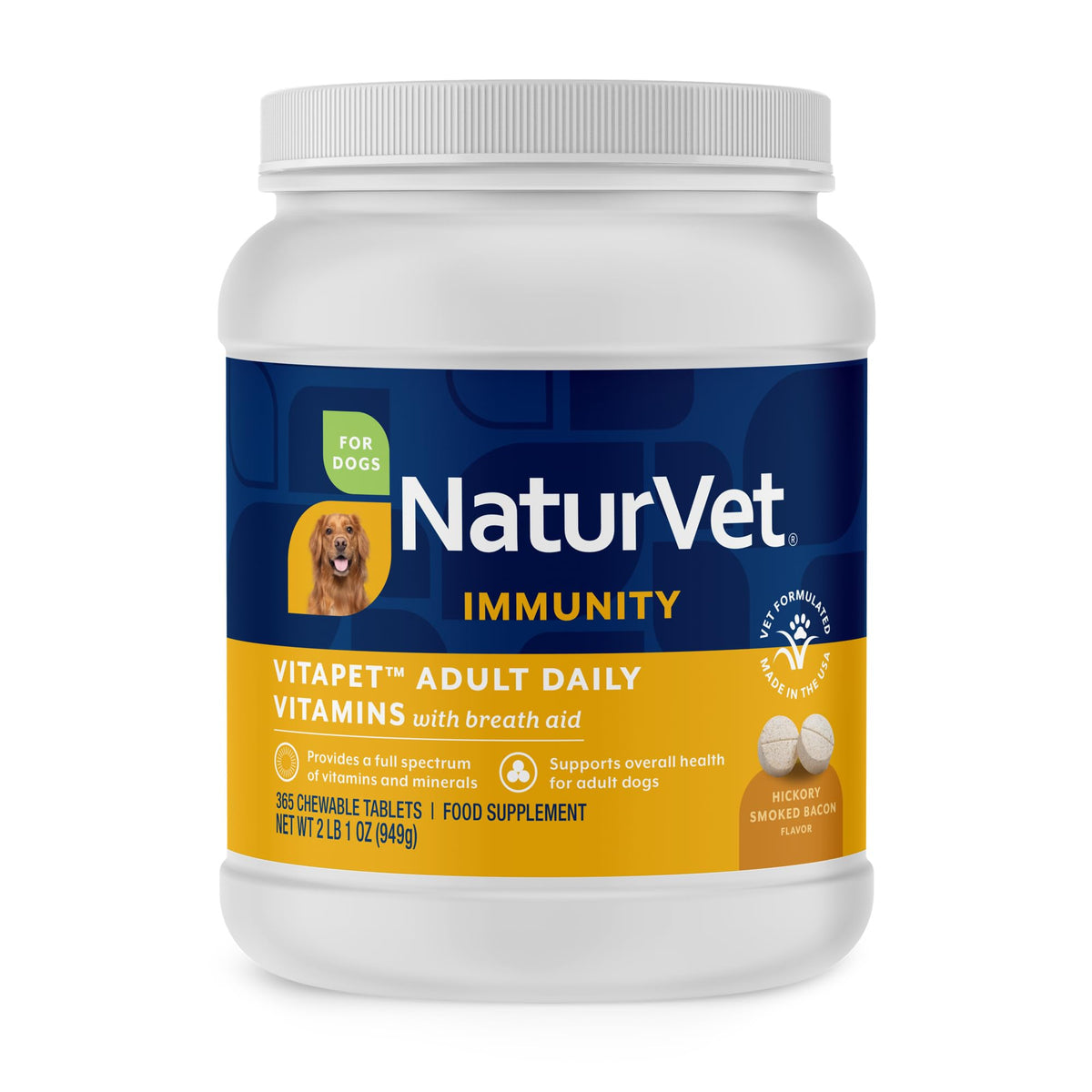 NaturVet Vita Pet Adult Plus aliento fresco masticables para perros