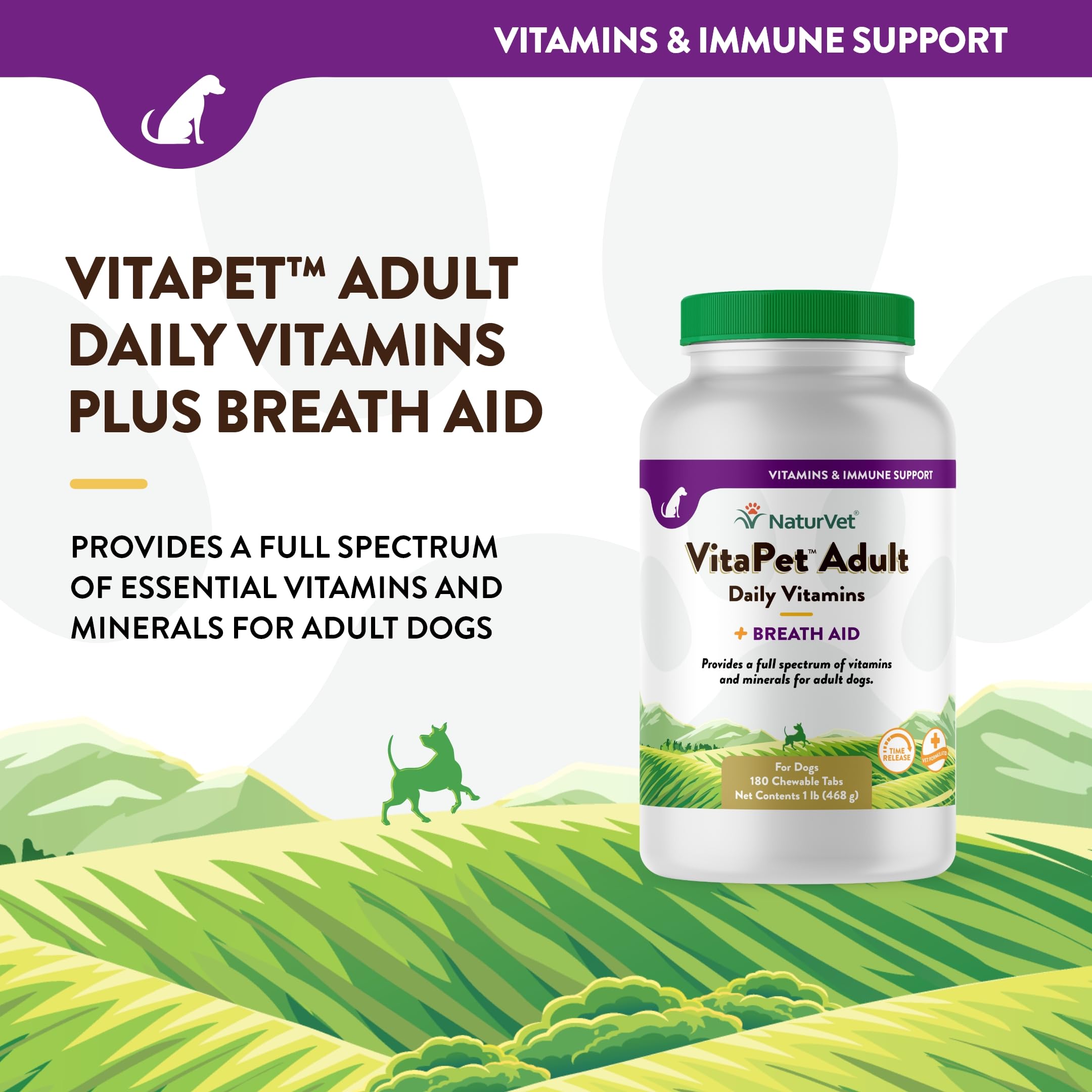 Fórmula con Omega-6 y perejil para pelaje y aliento saludable.