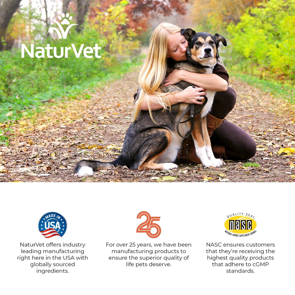NaturVet VitaPet Senior dispensador de tabletas facilita la dosis.