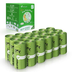 Natuural: bolsas compostables para excrementos de perro, 270 unidades para uso diario.