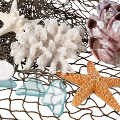 Nautical Crush Trading Coral Blanco, ideal para eventos y arreglos temáticos marinos.
