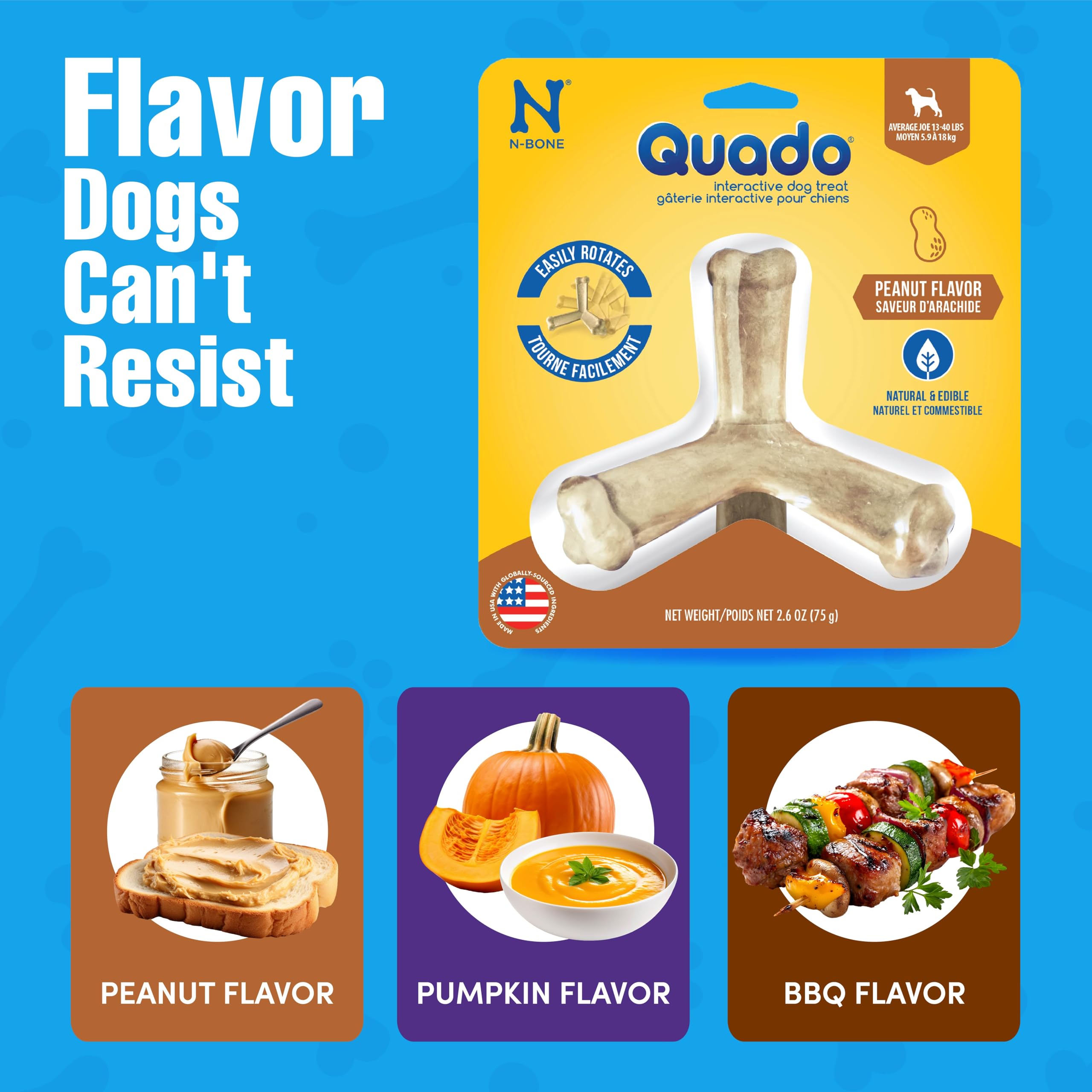 N-Bone Quado sin-trigo-sin-maiz-sin-soja para perros sensibles