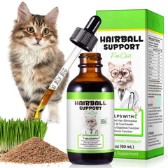 NBTREKTIE tratamiento bolas pelo gatos, gotas suaves para uso diario.