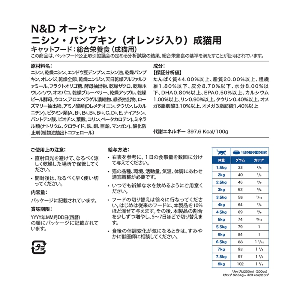 N&D Ocean Herring ingredientes naturales: antioxidantes y vitaminas para nutrición