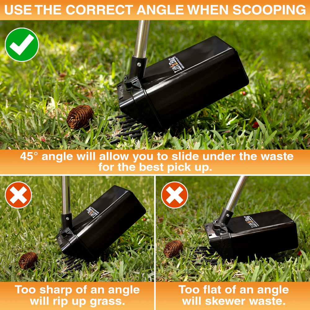 Ideal para jardín o parque con bolsas incluidas