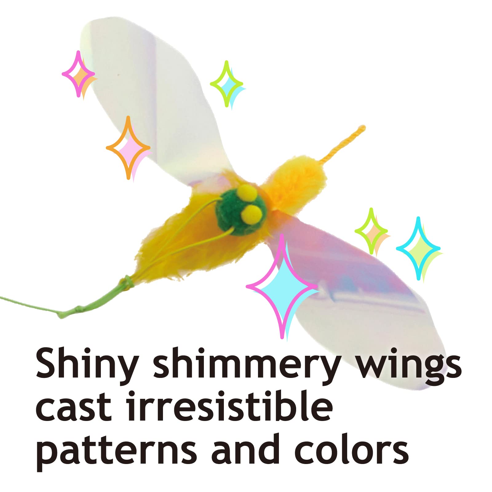 NECOICHI Material holográfico y plumas japonesas para brillo visual cautivador