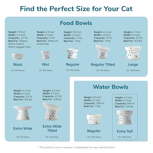 Necoichi tazón agua gato estable, diseño antideslizante para gatos activos.