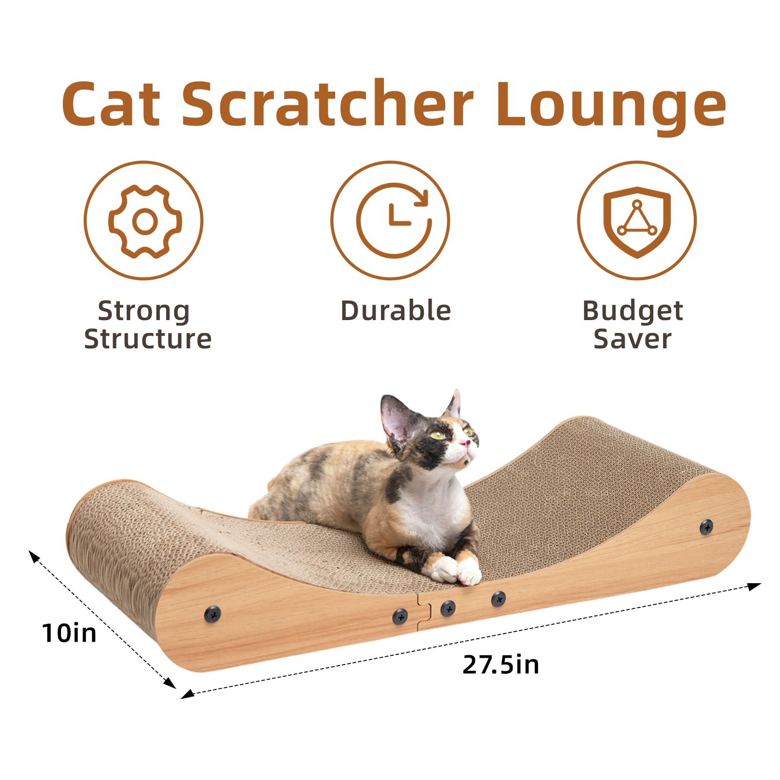 Nekosan diseño curvo ofrece soporte de cuello cómodo para gatos