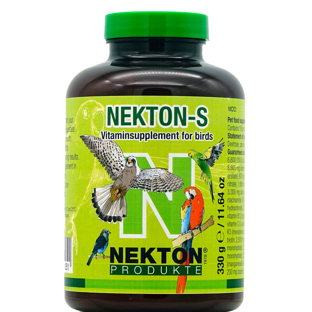 Nekton Multivitamínico para Aves: botella mostrada para nutrición diaria