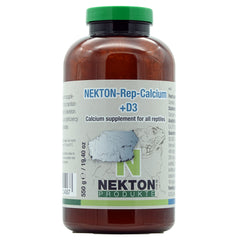 Nekton Rep-Calcio con D3, bote de suplemento de calcio para reptiles, favorece la salud ósea.