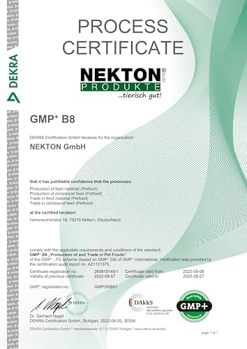 Nekton-S muestra aminoácidos y minerales clave para aves.