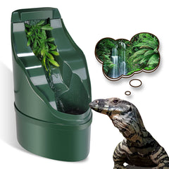 NEPTONION bebederos para reptiles con flujo constante para hidratación diaria.