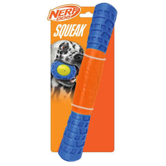 Nerf Dog EXO Stick Chirrido Azul/Naranja para jugar y entrenar con tu perro