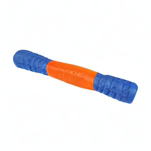 Nerf Dog EXO Stick Chirrido Azul/Naranja para diversión familiar segura