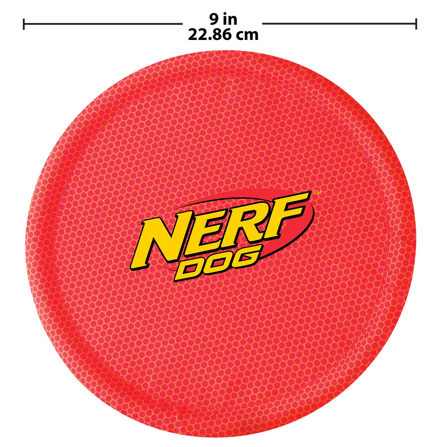 Nerf Dog Nylon Flyer apto para agua, perfecto en playa o piscina