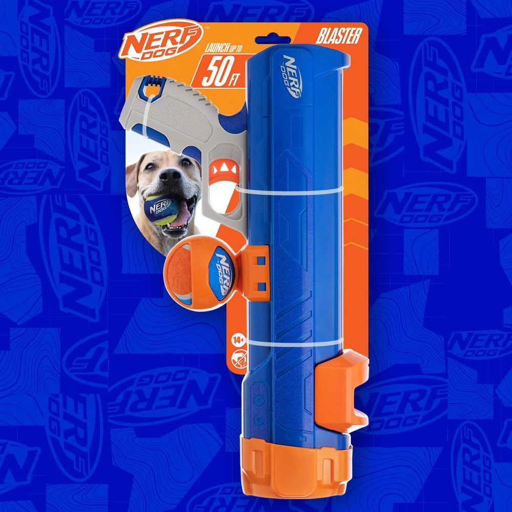 Nerf Dog Tennis Ball Blaster perfecto para uso al aire libre