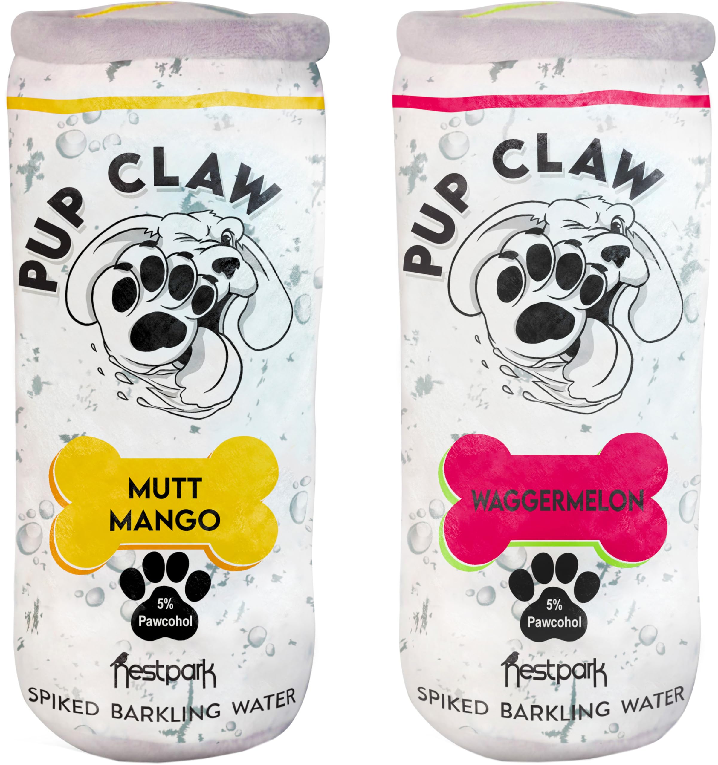 Nestpark jouet chiot patte peluche avec sifflet, stimulation ludique assurée.