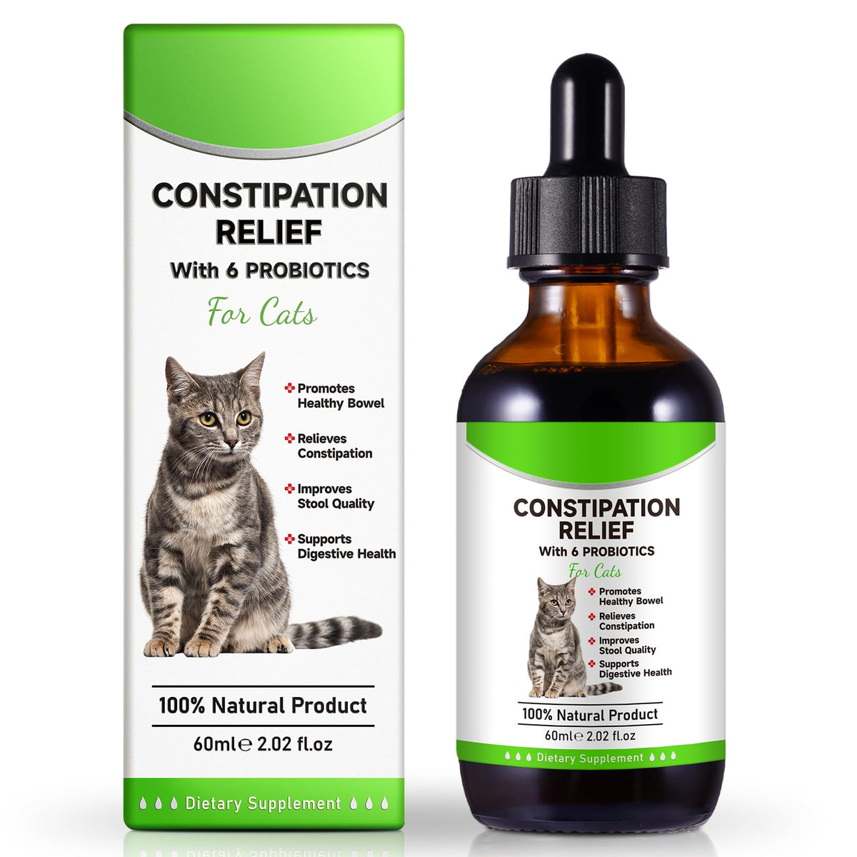 Netwik Alivio Estreñimiento Gatos Botella: acción rápida con ingredientes naturales.