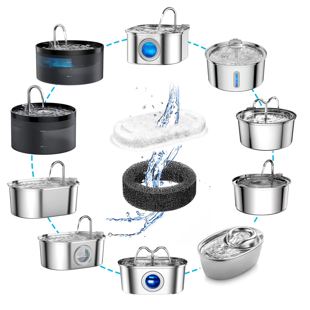 NeucomBBT esponjas prefiltro 8 unidades para evitar partículas en el agua.