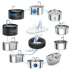 NeucomBBT esponjas prefiltro 8 unidades para evitar partículas en el agua.