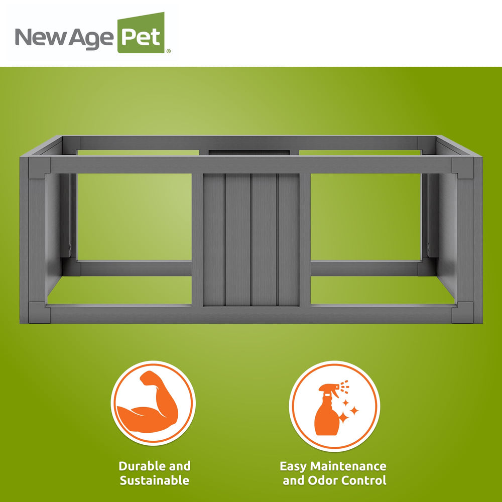 New Age Pet ECOFLEX Mojave Stacker, compatible con dos recintos Mojave de 36 pulgadas.