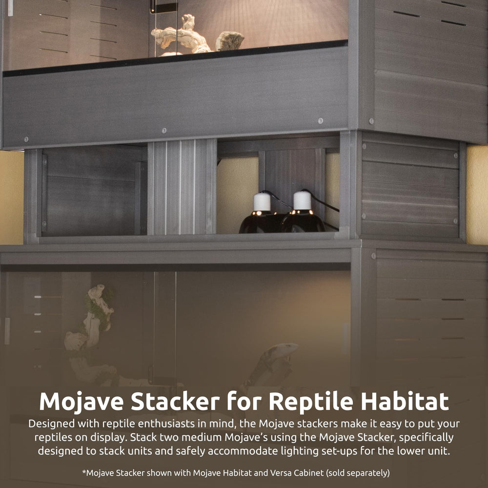 New Age Pet ECOFLEX Mojave Stacker, soporte de iluminación para la unidad inferior.