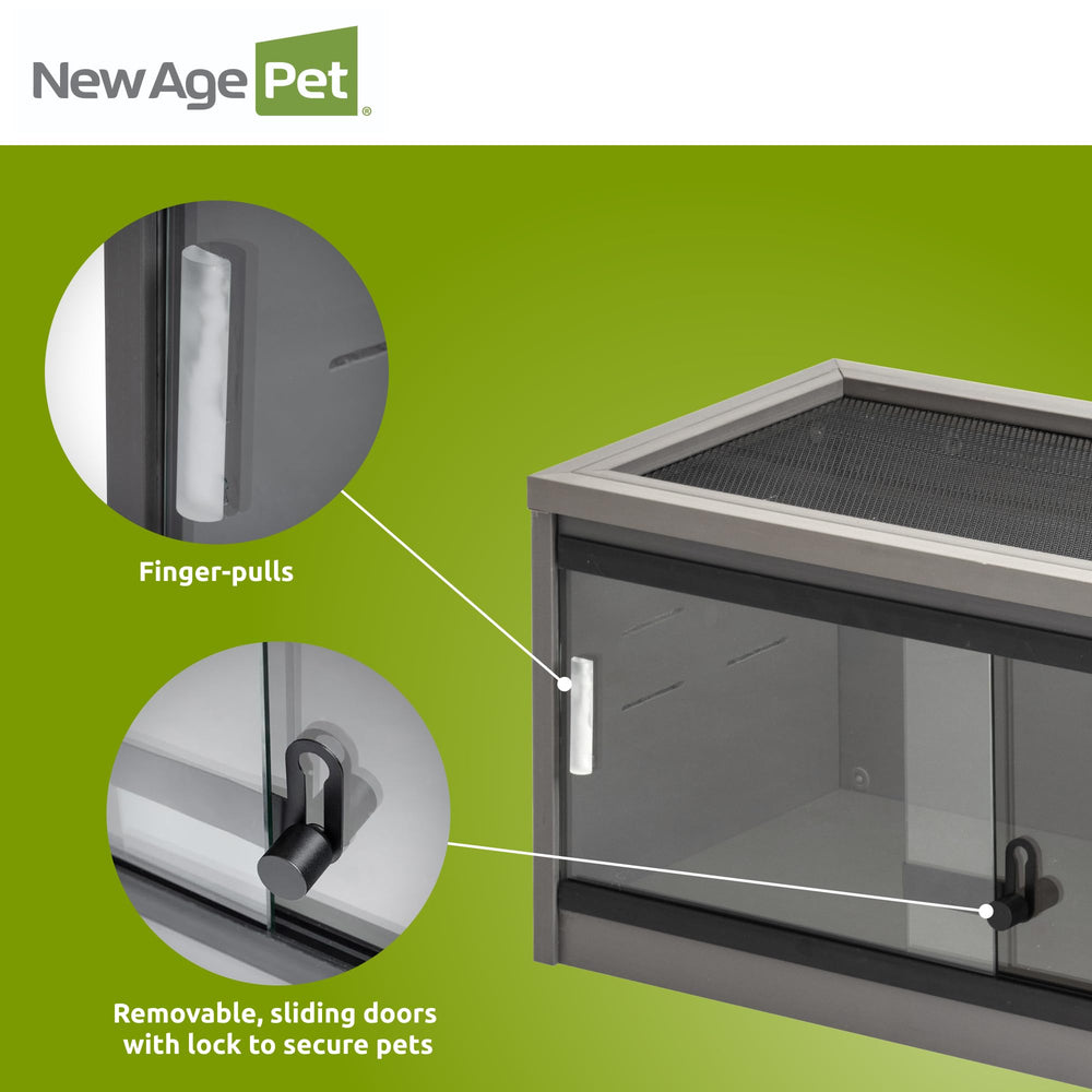Montaje sencillo del Mojave para reptiles de New Age Pet.
