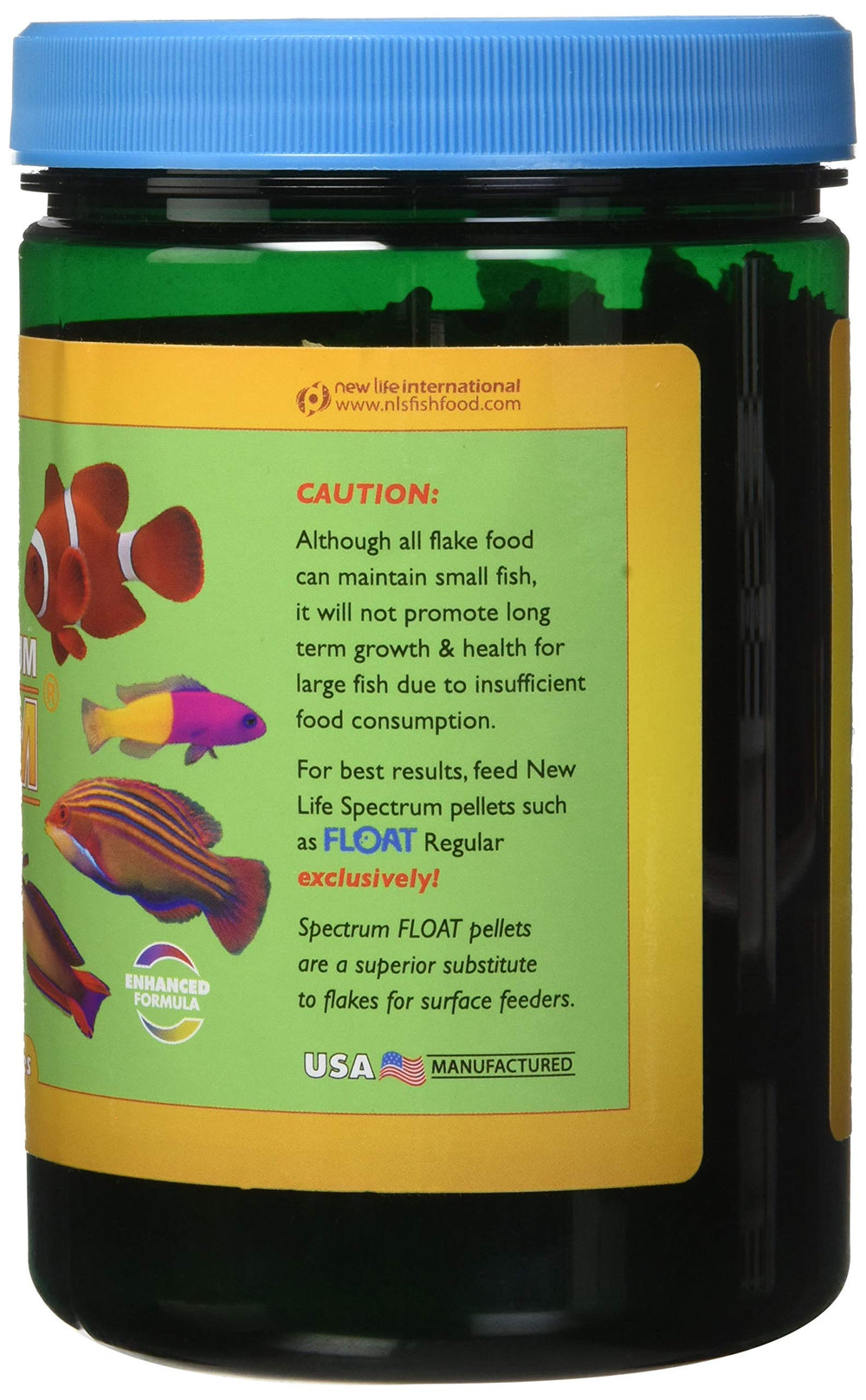 New Life Spectrum Naturox Optimum Flakes con calamar: textura y palatabilidad para peces