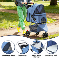 NEWBULIG manija ergonómica ajustable para comodidad durante el paseo