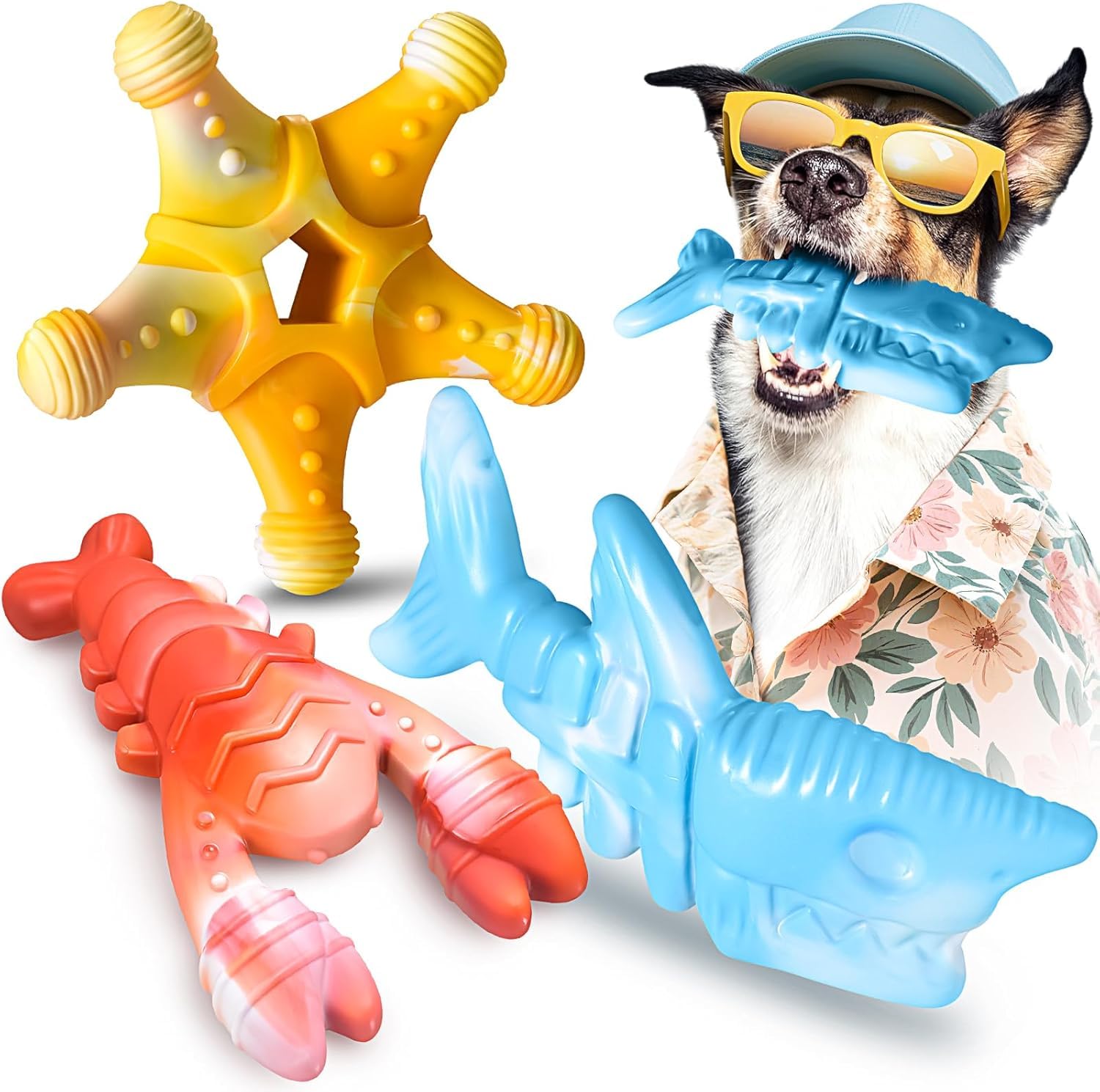 NEZIN juguete masticar indestructible para perros, ideal para sesiones largas de juego