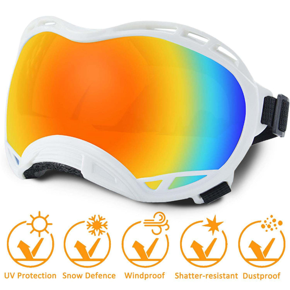 Gafas NICERINC PET con correa ajustable para un ajuste seguro.