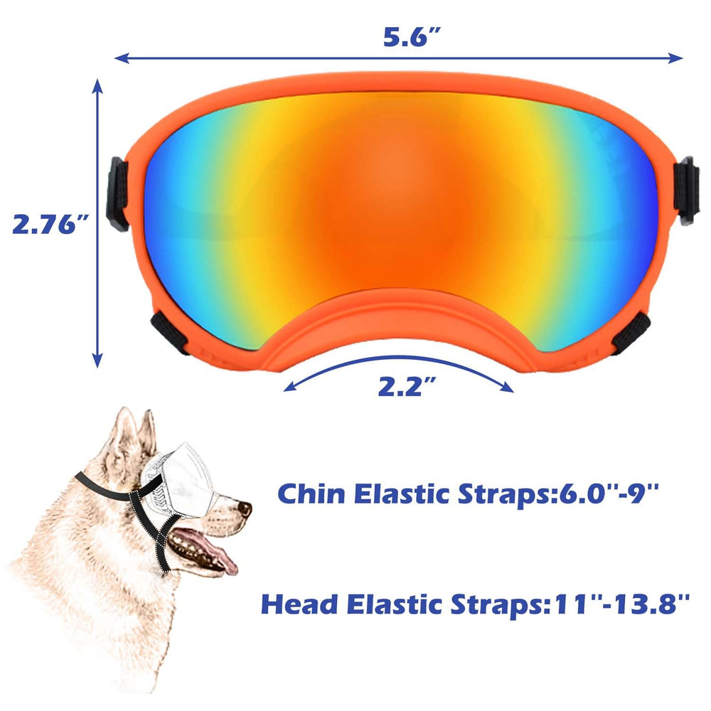 NICERINC PET gafas para perro mediano con forro de espuma suave para comodidad